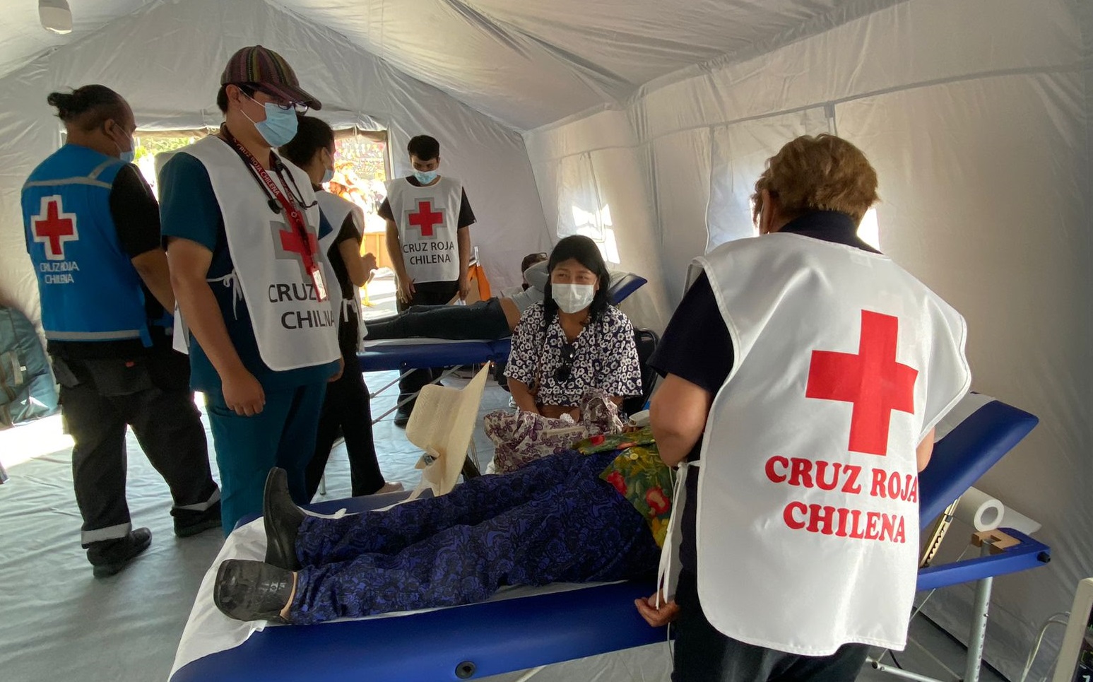 Cruz Roja atiende diariamente un promedio de 100 personas en el Carnaval de Arica